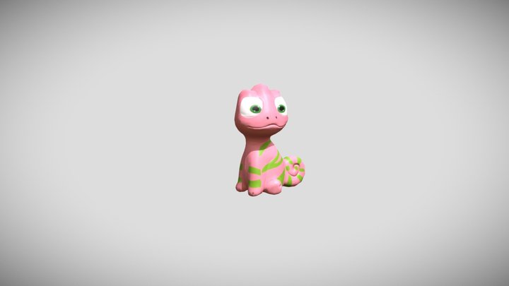 Squishy Lizard 3D Model