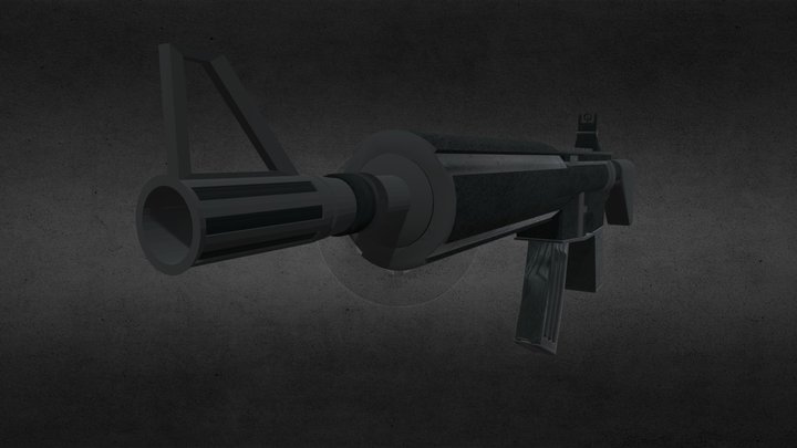 M4A4 3D Model