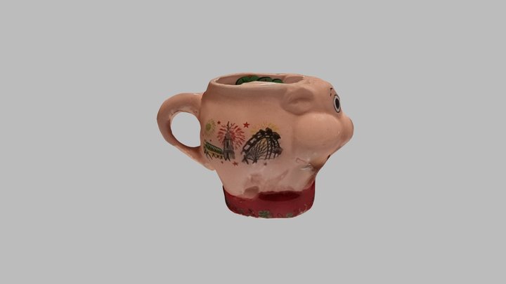 pig cup 3D Model