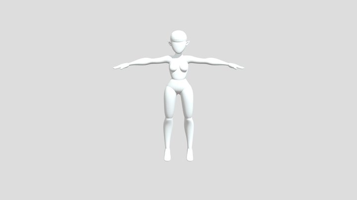 Modelado de personaje - Rakower 3D Model