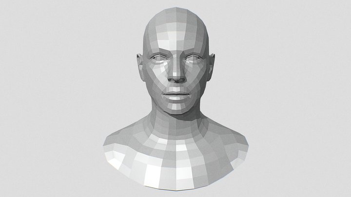 Clueme Plain Head "LEO" 3D Model