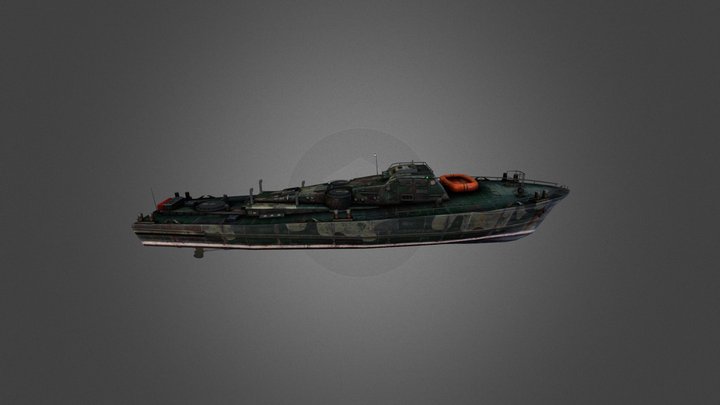 Motor Torpedo Boat  PT-20 3D Model