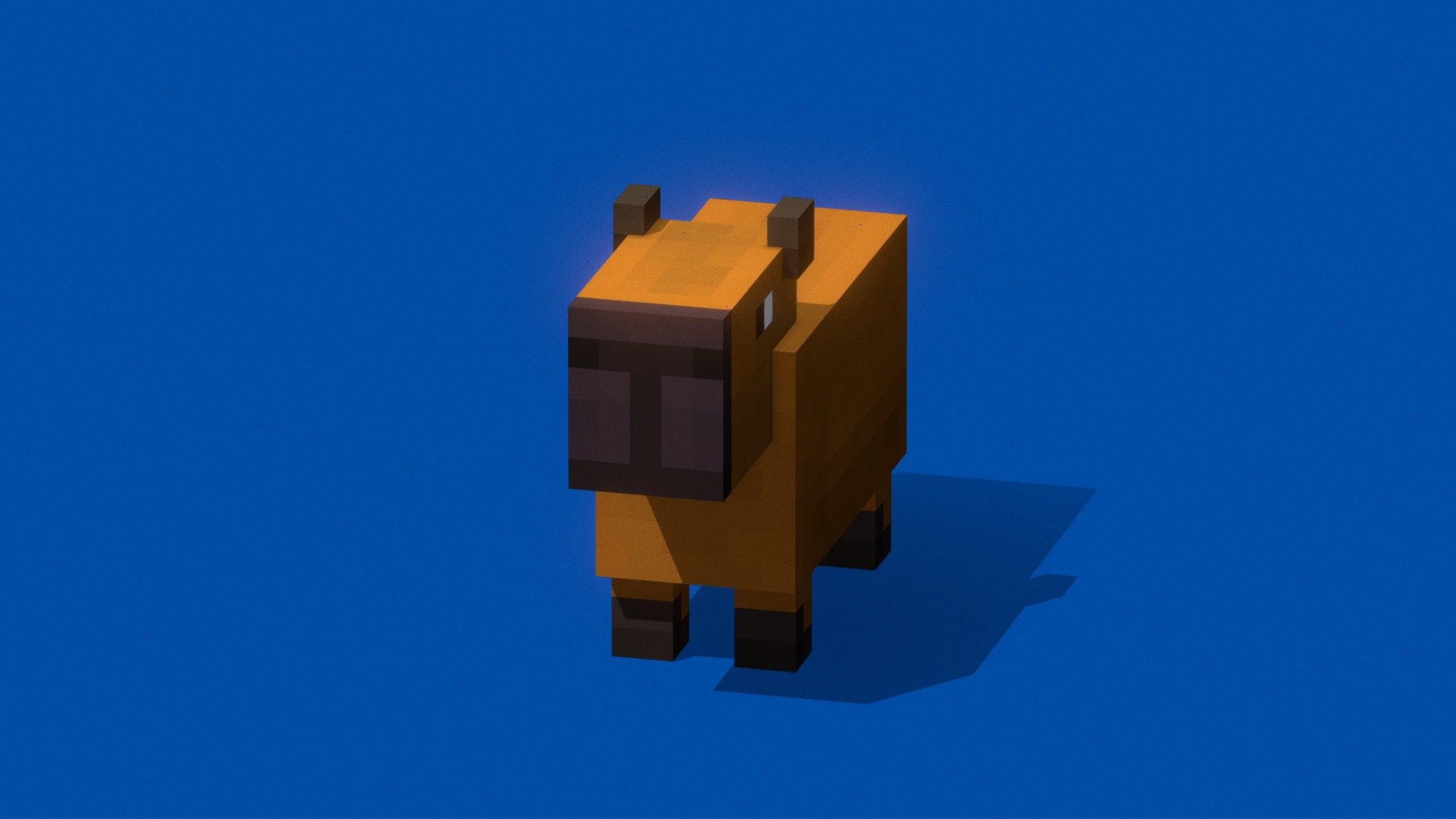Minecraft Capybara (Capibara) - Download Free 3D model by rexito ...