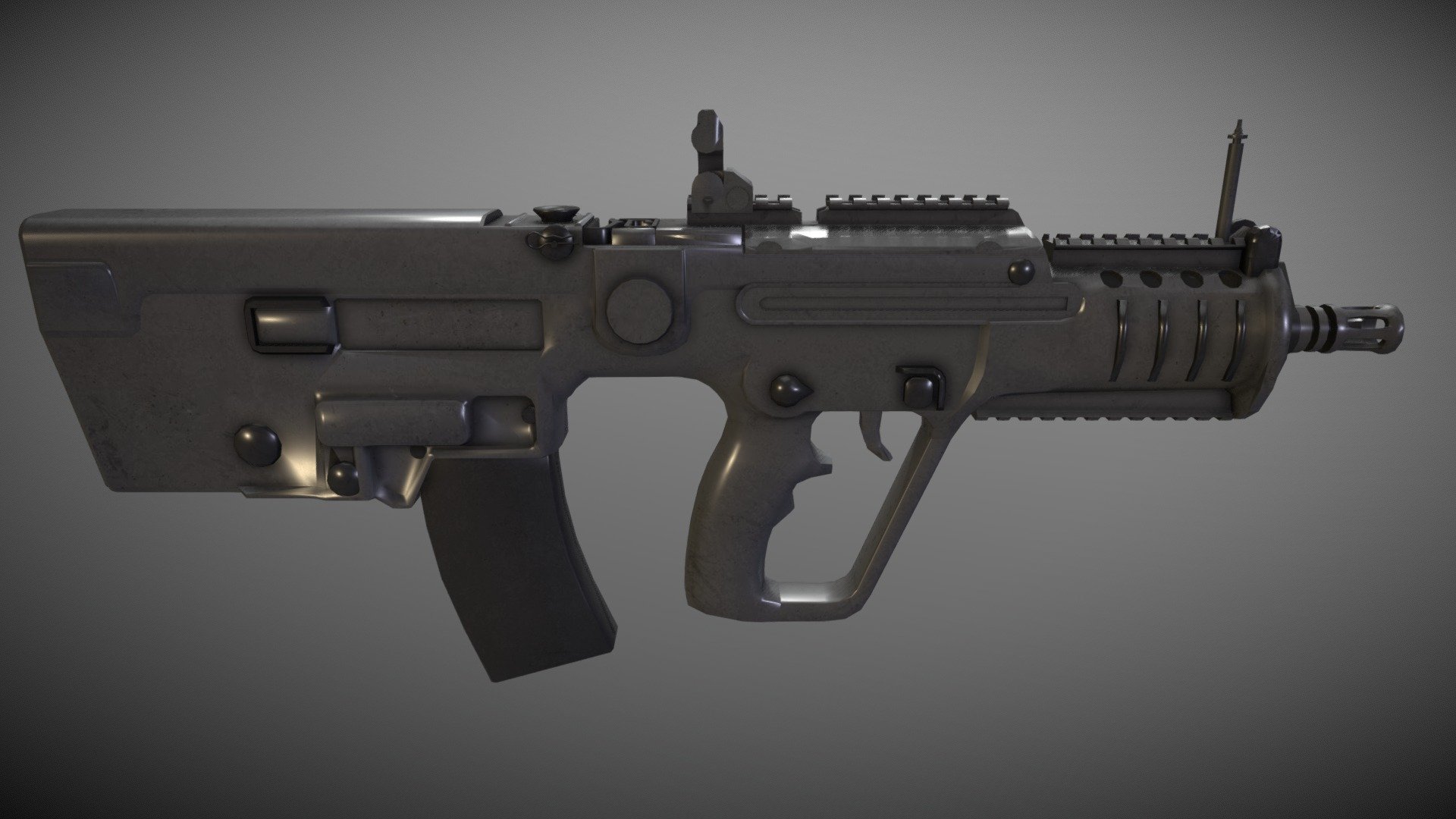 Tavor TAR-21 - 3D model by TessaraOxygen (@19vladis97) [94b1e9f ...