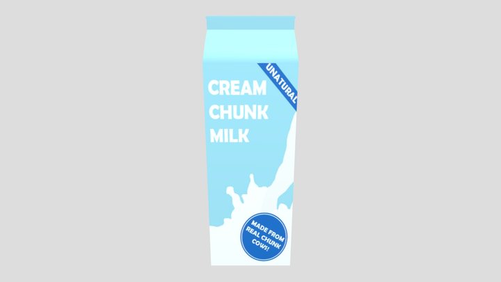 Chunky Milk 3D Model