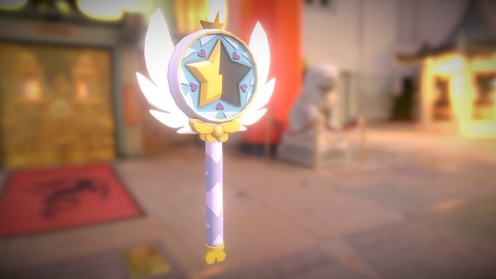 Varita Star Vs Las Fuerzas Del Mal 3D 3D Model