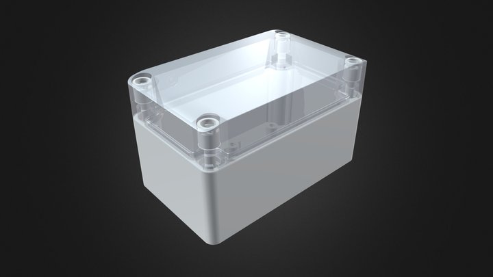 IP67 防水ポリカーボネートボックス SPCPシリーズ（透明カバー） 3D Model