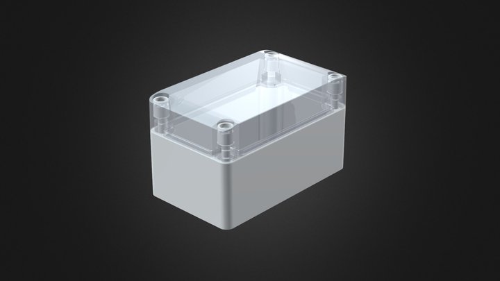 IP67 防水ポリカーボネートボックス - SPCPシリーズ T(透明カバー) 3D Model