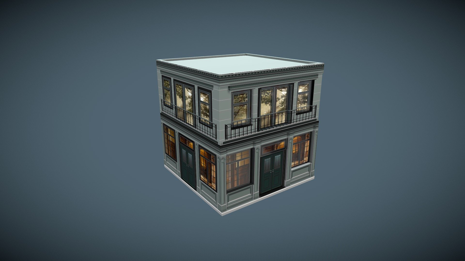 building 1 low poly - Download Free 3D model by Intern (@MahreenMahro ...