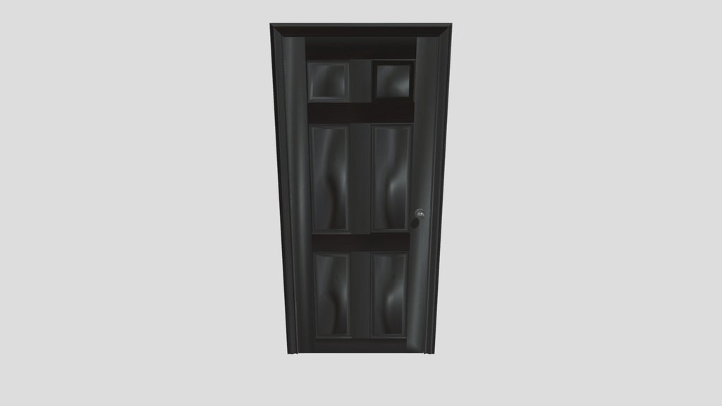Black Interior Door