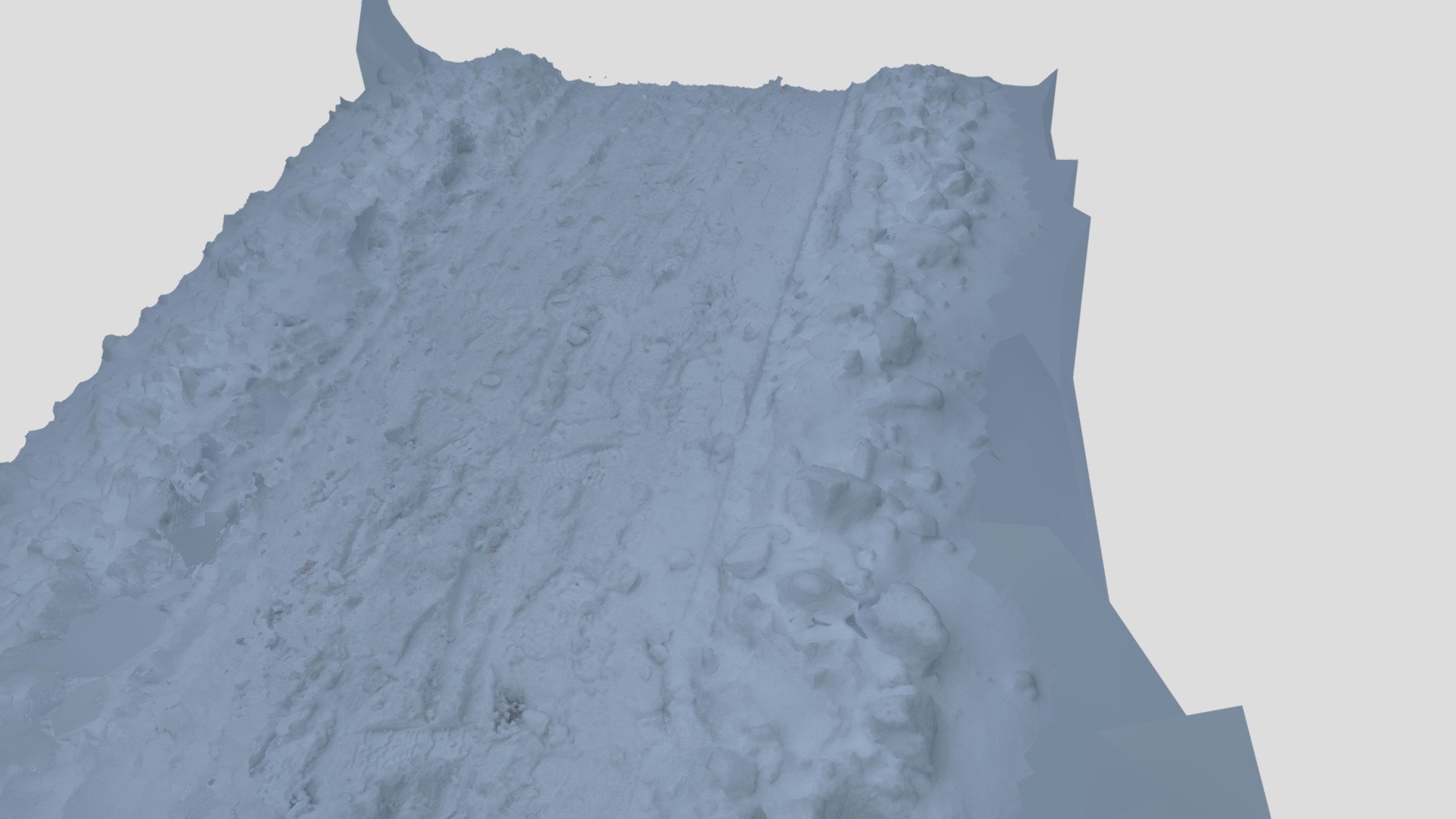 Snowy road - Download Free 3D model by conflig [94b65af] - Sketchfab