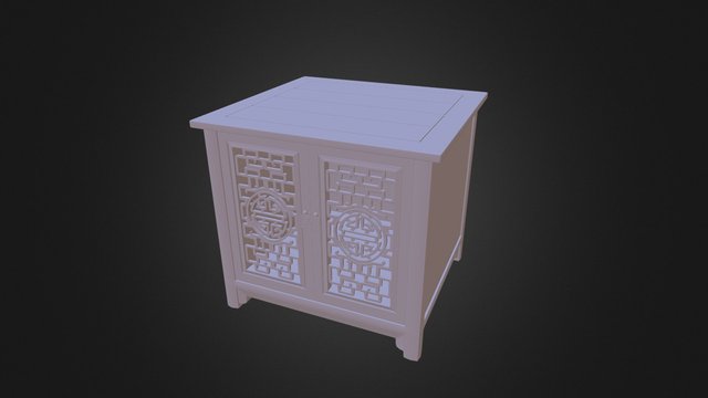 Ornate Cabinet 3D Model