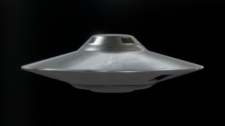 UFO Bob Lazar - VR/AR/MR Metaverse 3D Model