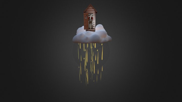 Golden Showers 3D Model