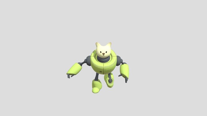 MechaKitty 3D Model