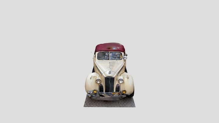 Oldtimer Packard, Madrid 3D Model