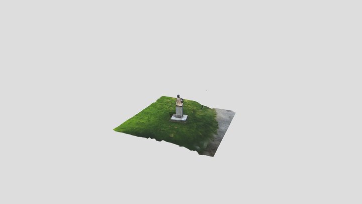 Monumento a Filippo Carcano - 1916 3D Model