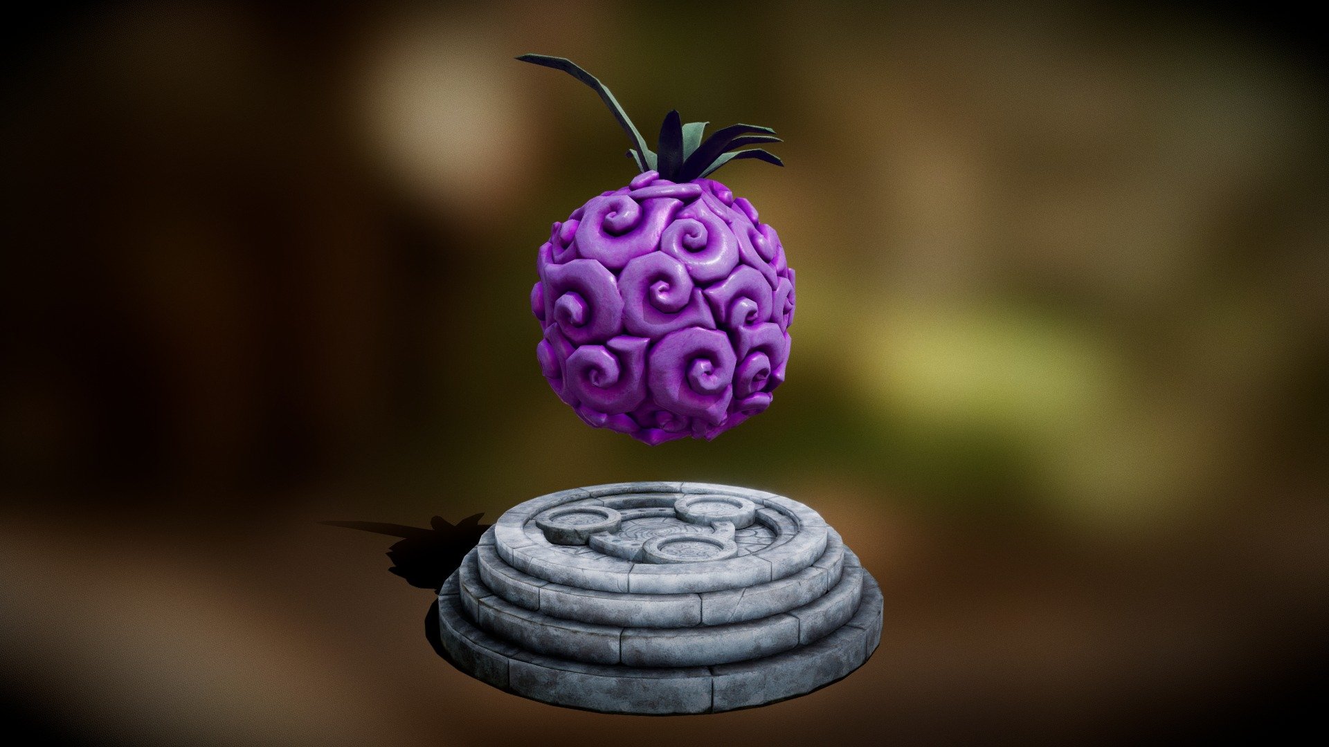 Yami Yami No Mi / Dark Dark Fruit - One Piece - 3D model by danielbarrick7  on Thangs