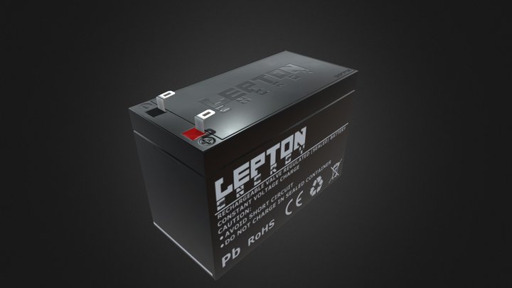 FiCoDB - LEPTON Energy - Medium Sized Battery 3D Model