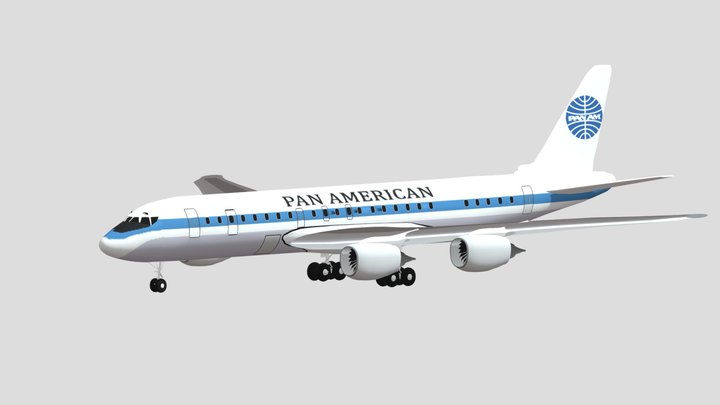 McDonnell  Douglas DC-8-43 3D Model