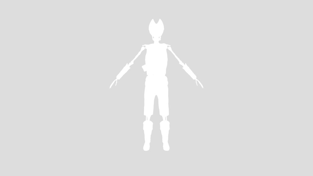 Ghostly Buccaneer Skeleton Unrigged