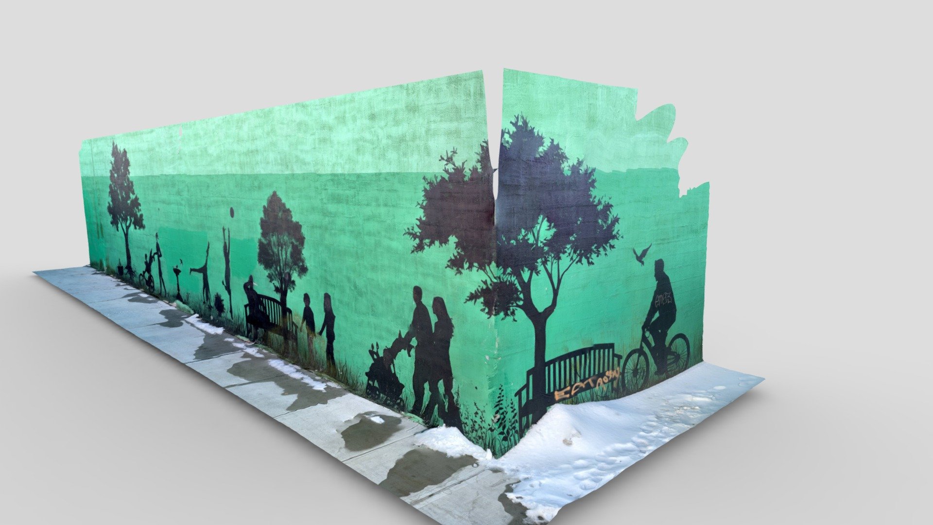 Day 66: Forest mural