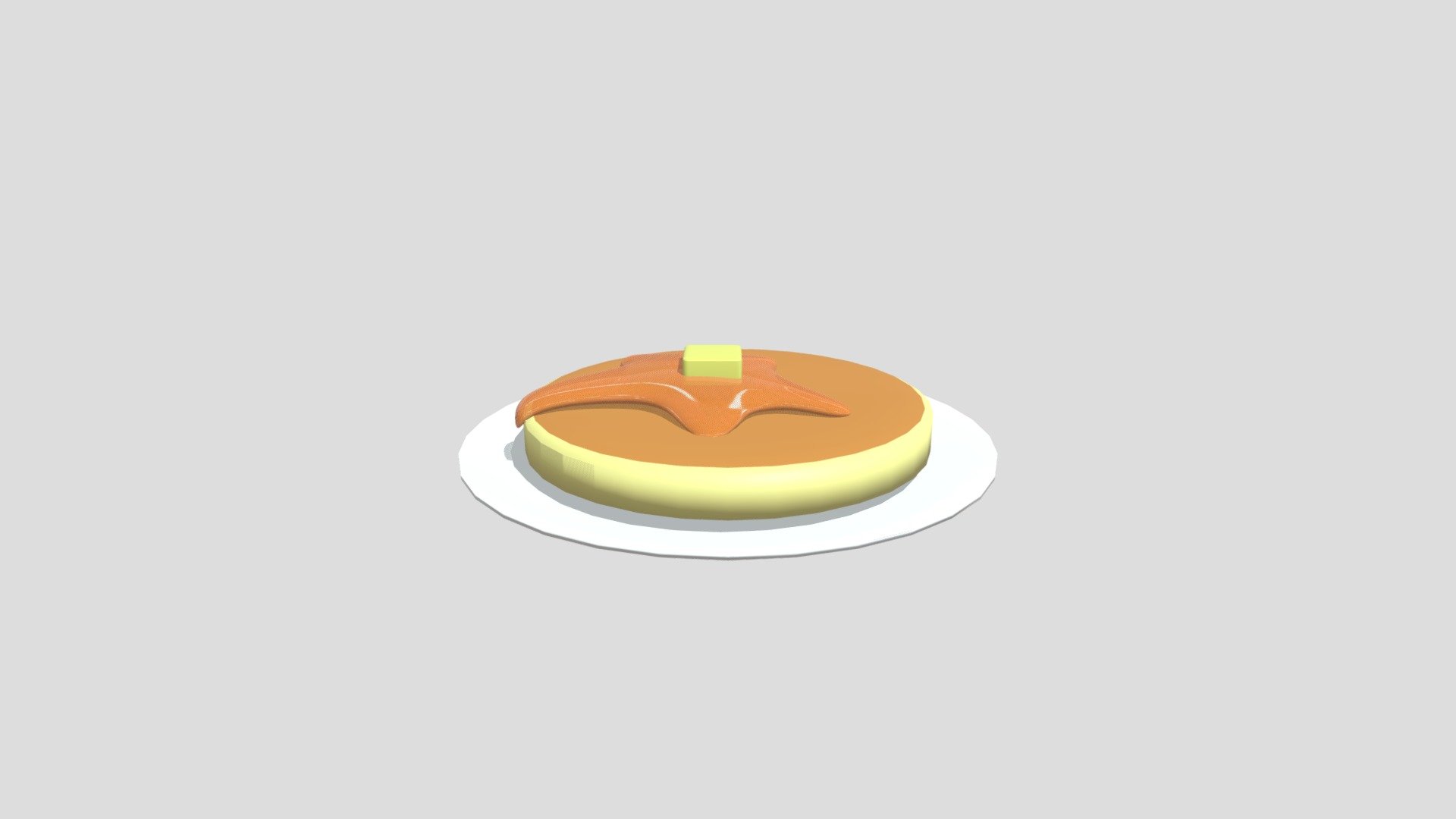 pancake 3D model by studio_tekuteku [94bfbd9] Sketchfab