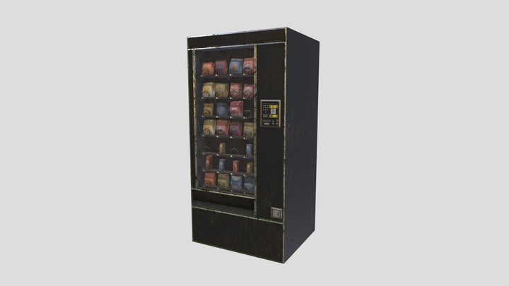 Early 90s Vending Machine 3D Model