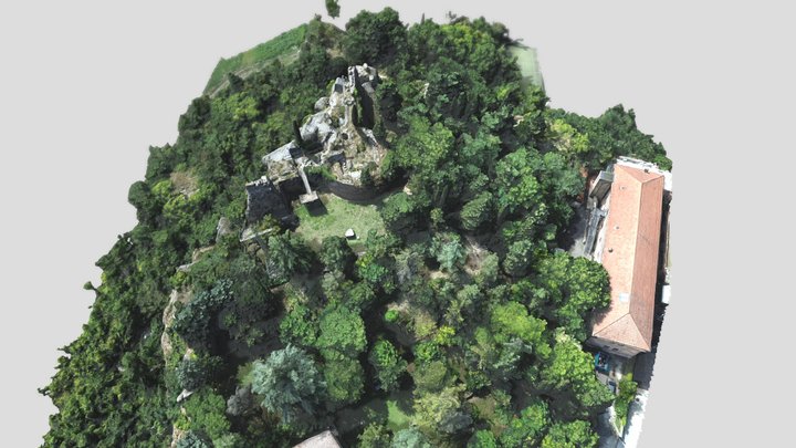 Tossignano Castle, sec XIII (Bologna, Italy) 3D Model