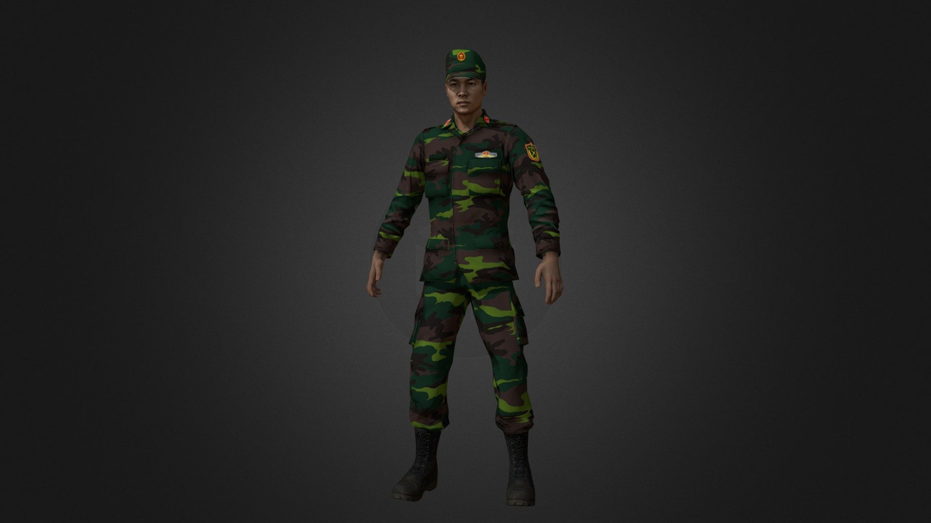 Viet Nam Army Ground Forces Officer