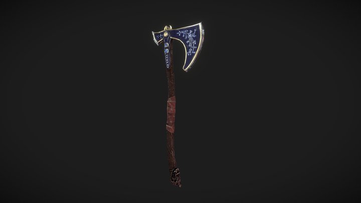 Kratos Axe 2 by b0neheart 3D Model