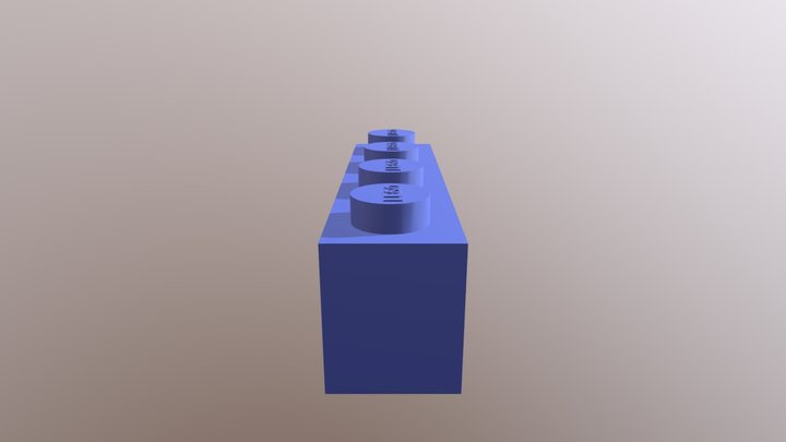 Laura_ Area Villanueva_LEGO_1x4 3D Model