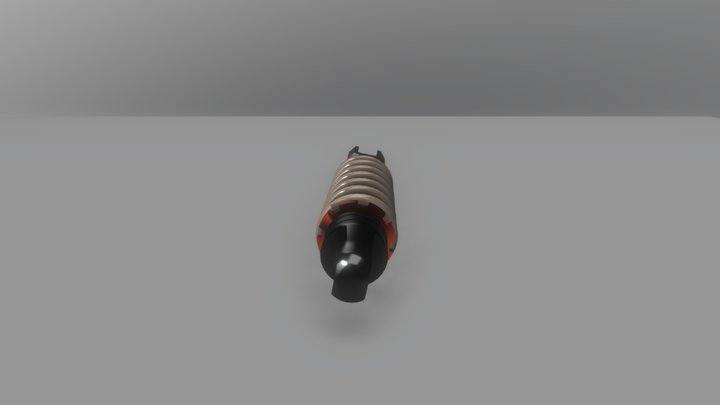 Car suspension 3D Model