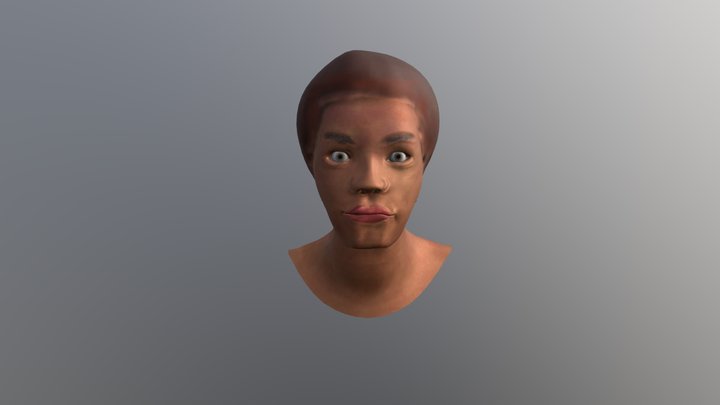 Character Bust 3D Model