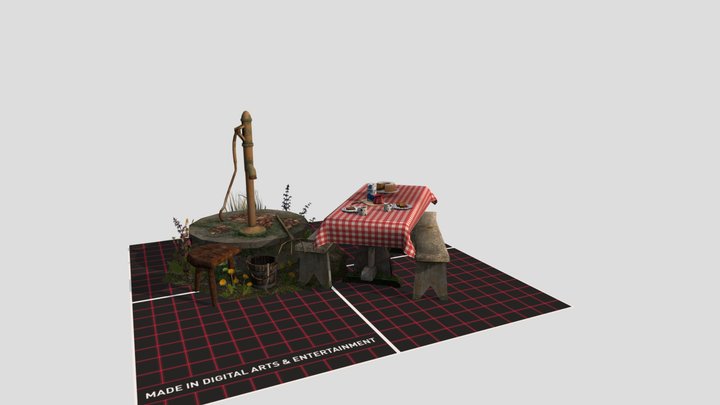 DAE 5 Finished props - Grandma's house 3D Model