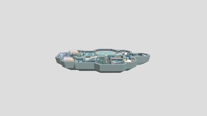 Among Us - Map - amog us 3D Model