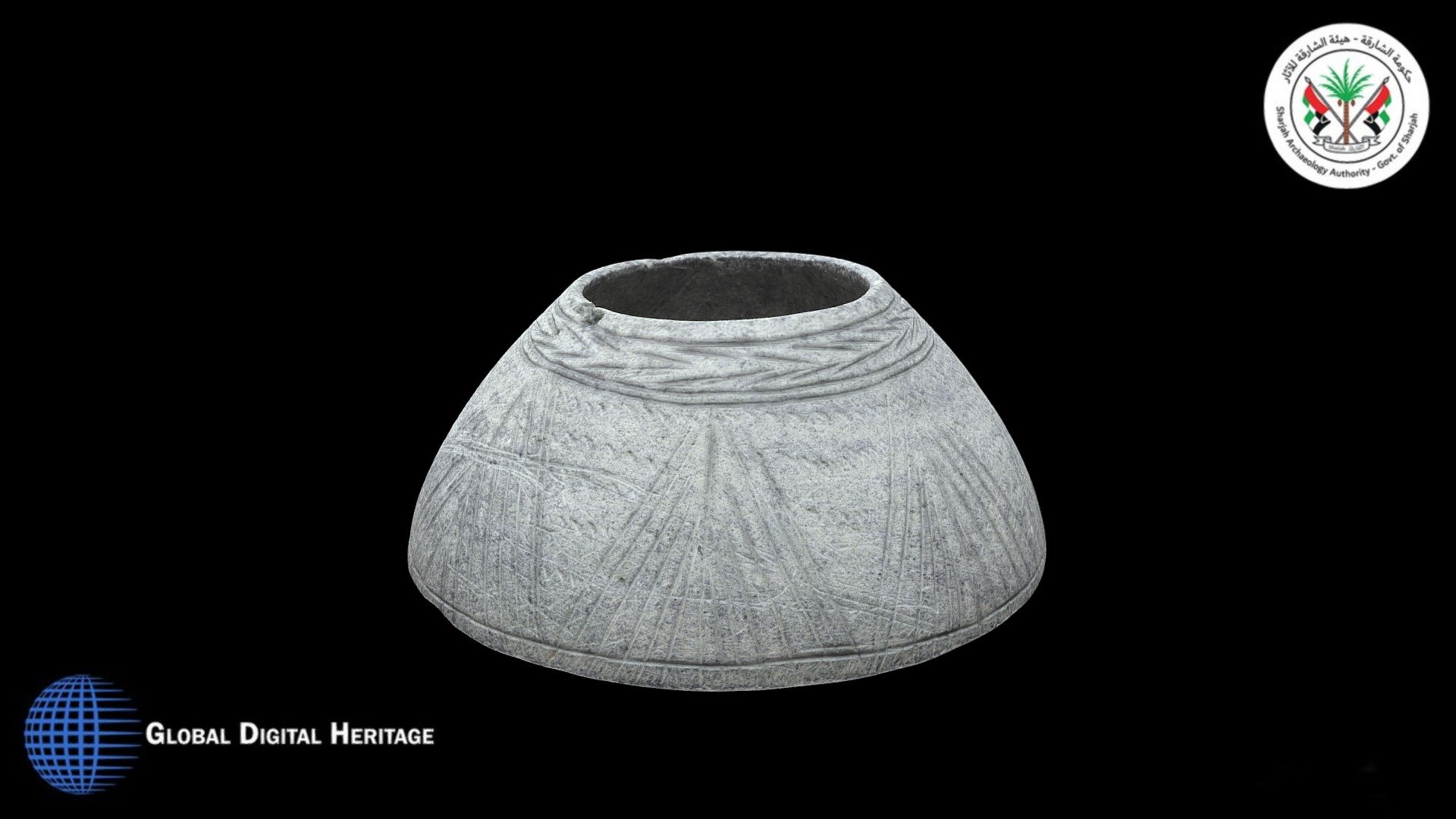 Steatite bowl, Umm Fanaine, Iron Age, Sharjah
