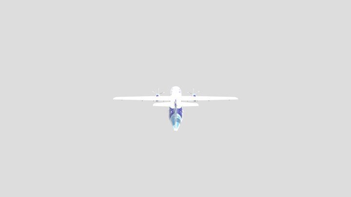 Trigana+ Air+ATR+72-300.500.600+2 3D Model