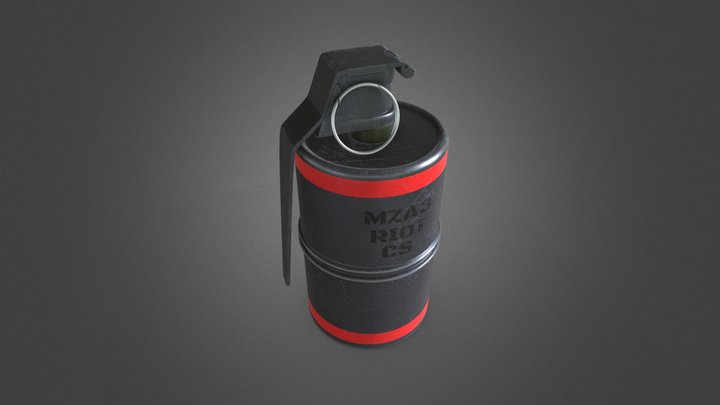 [Maya] CS 1.6 remastered "HE GRANADE" 3D Model