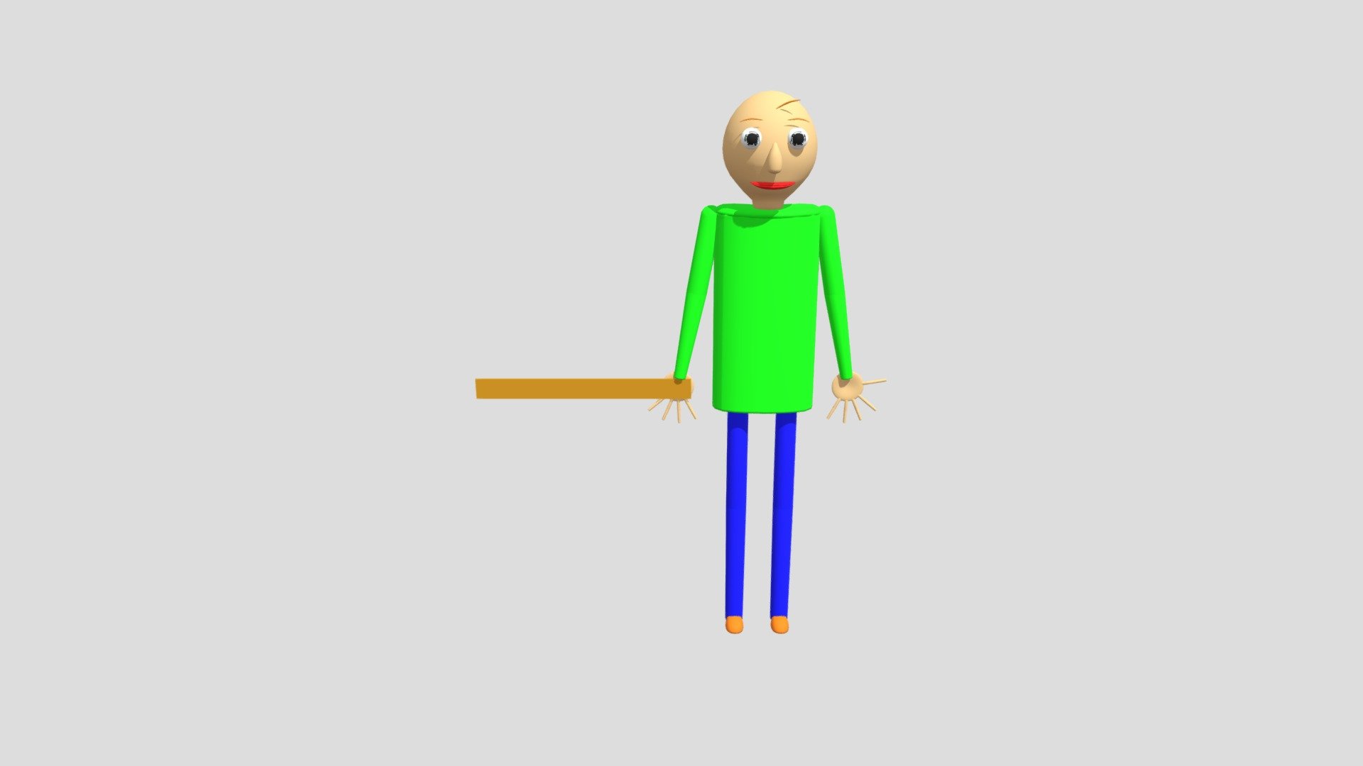 Custom Edited - Baldis Basics Customs - Baldi - Download Free 3D model ...