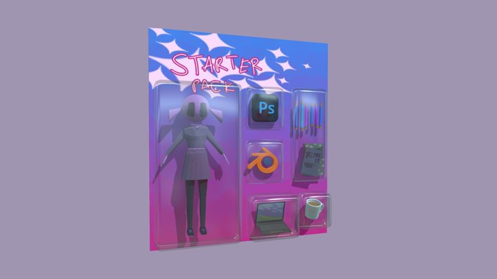 STARTER PACK 3D Model