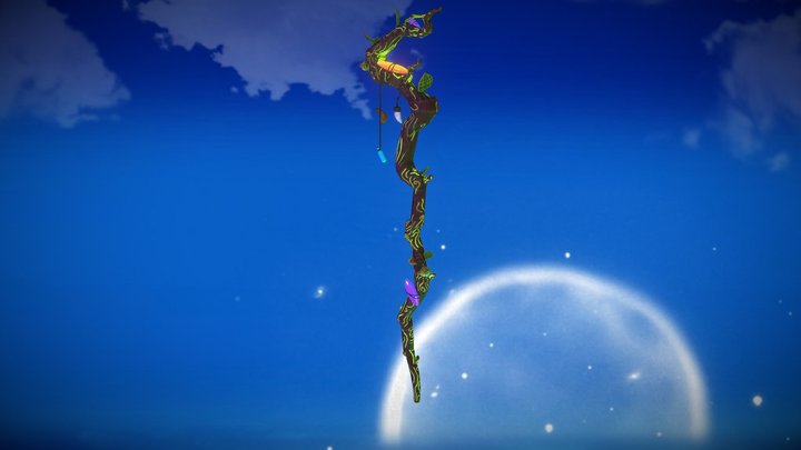 Magic Staff 3D Model