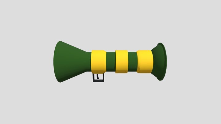 Simple Bazooka 3D Model
