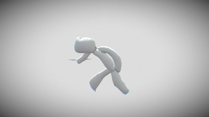 cursed boi with cursed animation 3D Model