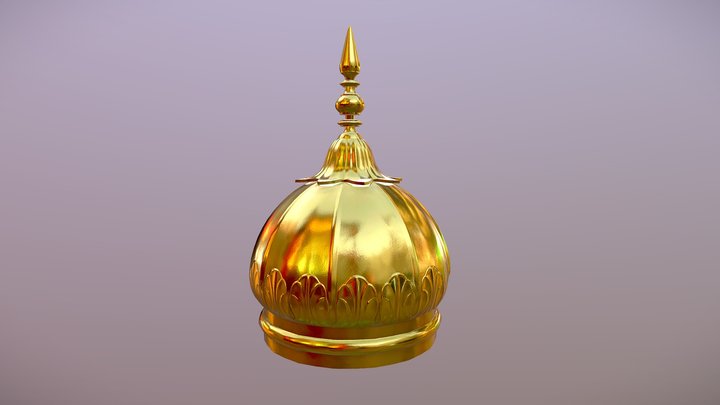 Harimandir Sahib Gold Dome 3D Model