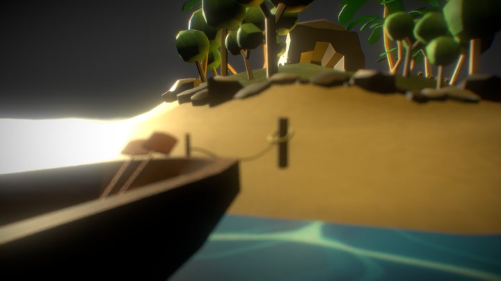 Lost Island 3D Model