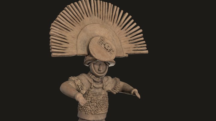 Dancing Figure, Mexico, 600-200 BC 3D Model