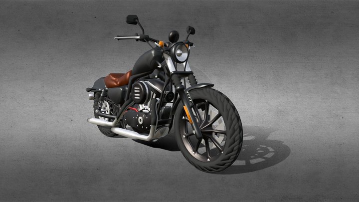 Harley Davidson Iron 883 2018 3D Model