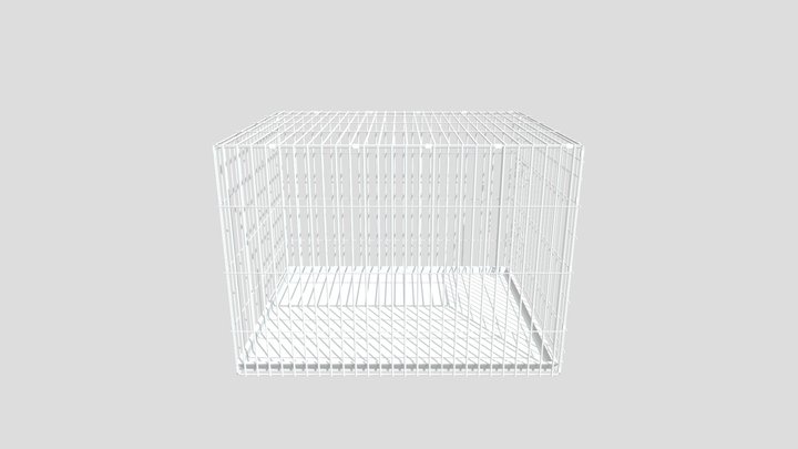 Dog Cage 3D Model