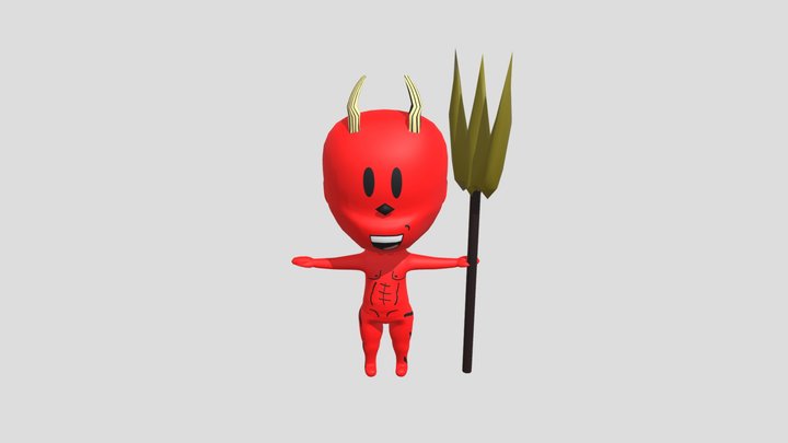 Chibi Devil 3D Model